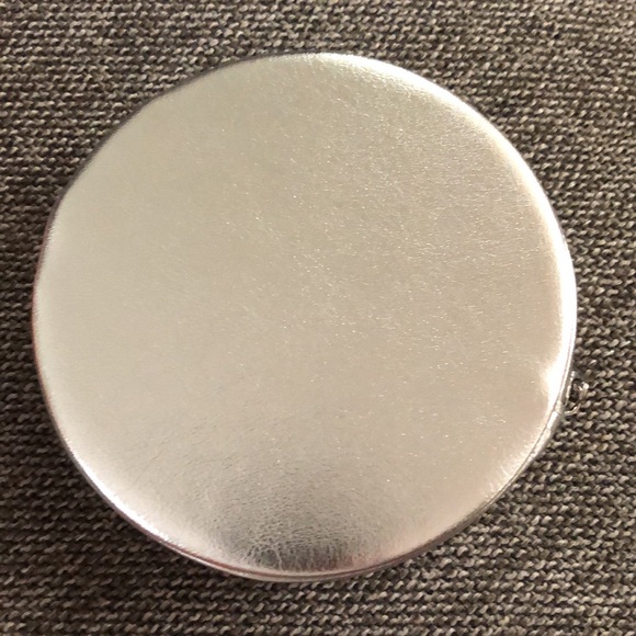 Dior Silver Round Small Pouch Vanity Authentic - Picture 6 of 13